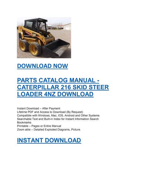 cat 216 skid steer service manual|cat skid steer manual pdf.